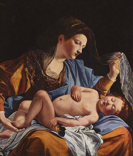 Orazio Gentileschi Madonna with Child by Orazio Gentileschi.